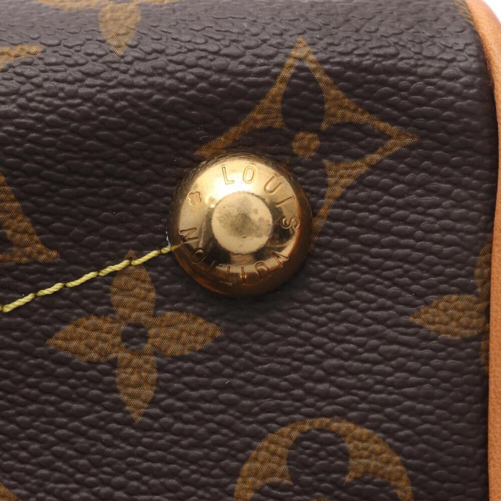 Louis Vuitton Canvas Leather Brown Monogram Tivoli Handbag - Picture 6 of 8